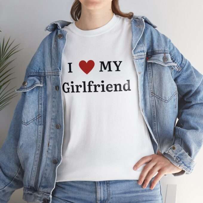 Mens I Love My Girlfriend T-Shirt Gift Joke Birthday Valentines Day - Image 2