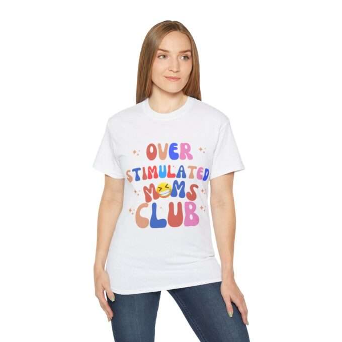 Over Stimulated Moms Club Shirt, Retro Shirt for Moms - Image 3