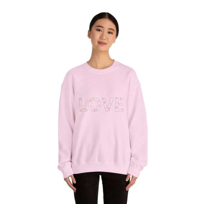 Love Sweatshirt, Love Flower T-Shirt, Gift For Fiance, Engagement Shirt - Image 12