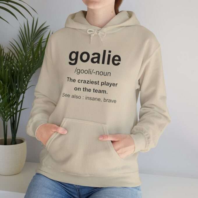 Goalie , Goalie Definition Hoodie, Soccer  Sweatshirt - Image 4