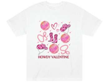 Western Graphic Tee, Howdy Tee, Howdy Shirt ,Valentine Unisex Classic Tee