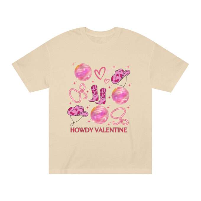 Western Graphic Tee, Howdy Tee, Howdy Shirt ,Valentine Unisex Classic Tee - Image 5