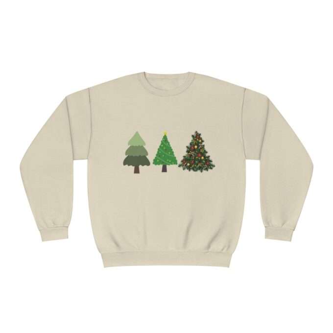 Christmas Tree Sweatshirt, Christmas Crewneck, Holiday Sweaters for Women - Image 6