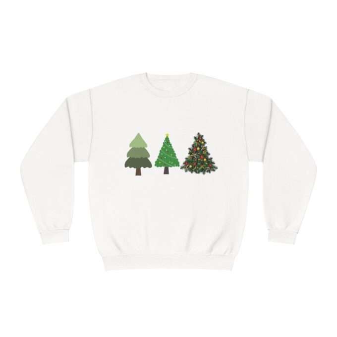 Christmas Tree Sweatshirt, Christmas Crewneck, Holiday Sweaters for Women - Image 4