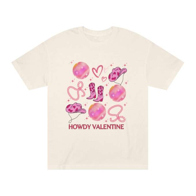 Western Graphic Tee, Howdy Tee, Howdy Shirt ,Valentine Unisex Classic Tee - Image 7