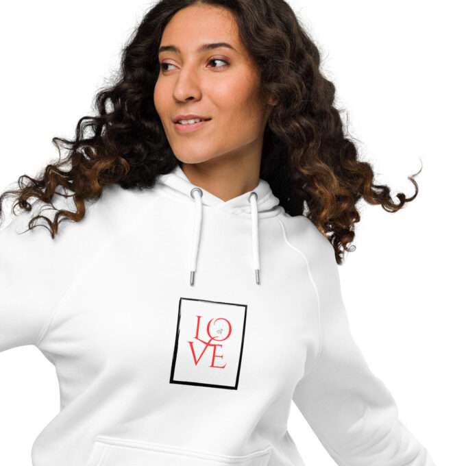 Heart Hoodie, Valentines Day T-Shirt, Minimalist Sweater - Image 3