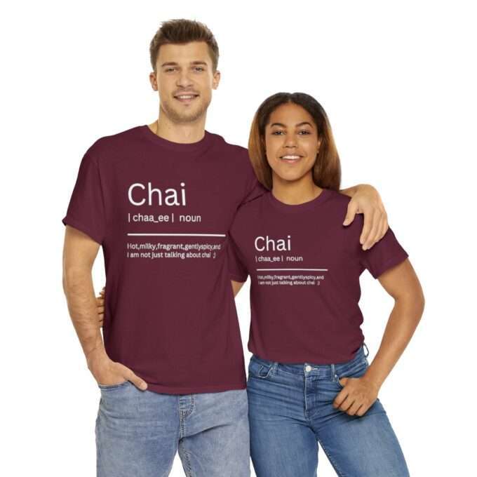 Chai Definition Shirt Unisex Heavy Cotton Tee - Image 2