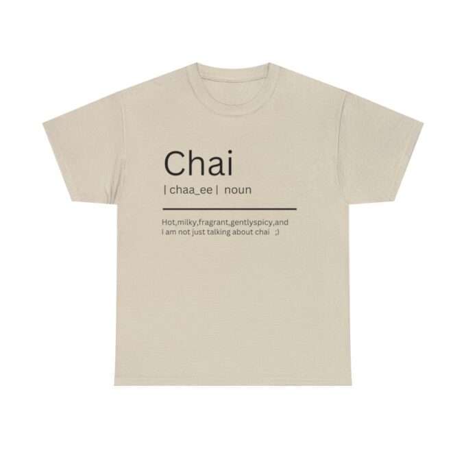 Chai Definition Shirt Unisex Heavy Cotton Tee - Image 5