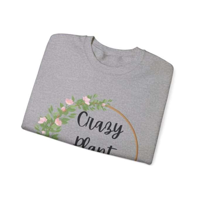 Gift For Plant Lover Sweatshirt Crazy Plant Lady Shirt ,Unisex Heavy Blend™ Crewneck Sweatshirt - Image 9