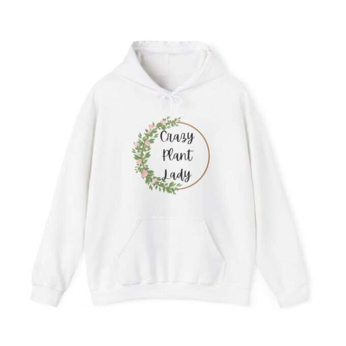 Crazy Plant Lady Hoodie ,Unisex Heavy Blend™ Hooded Sweatshirt - Image 4