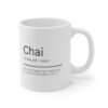 Chai Lovers  Mug 11oz,Chai Difinition - Image 2