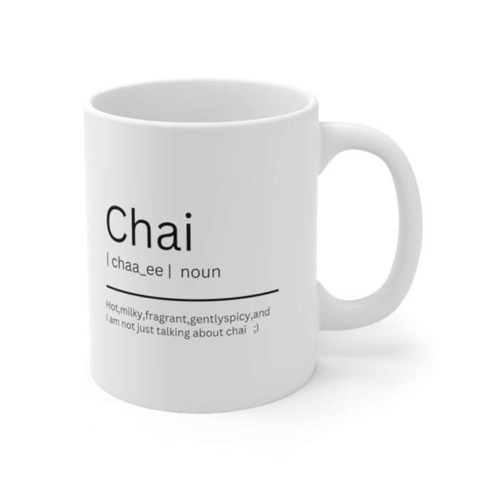 Chai Lovers  Mug 11oz,Chai Difinition - Image 2