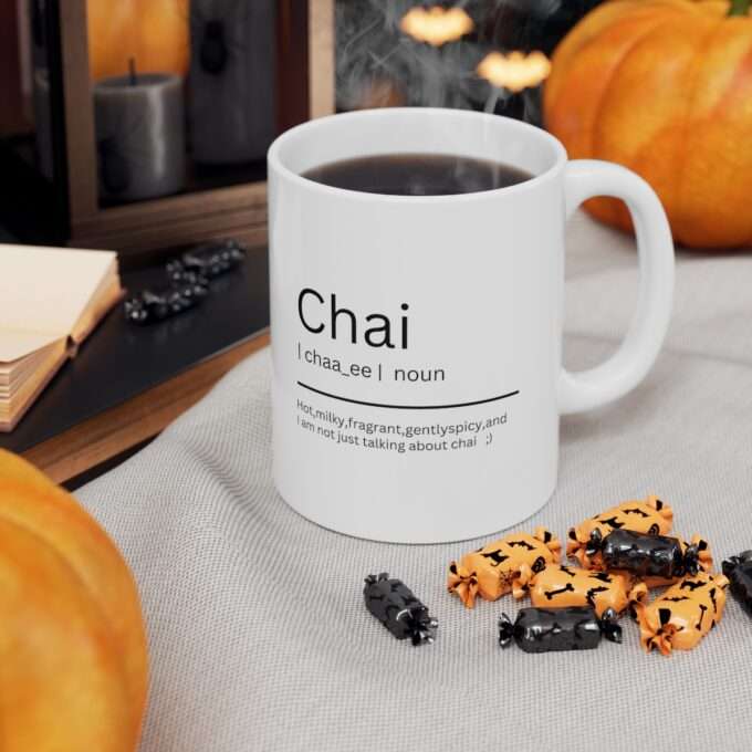 Chai Lovers  Mug 11oz,Chai Difinition - Image 3