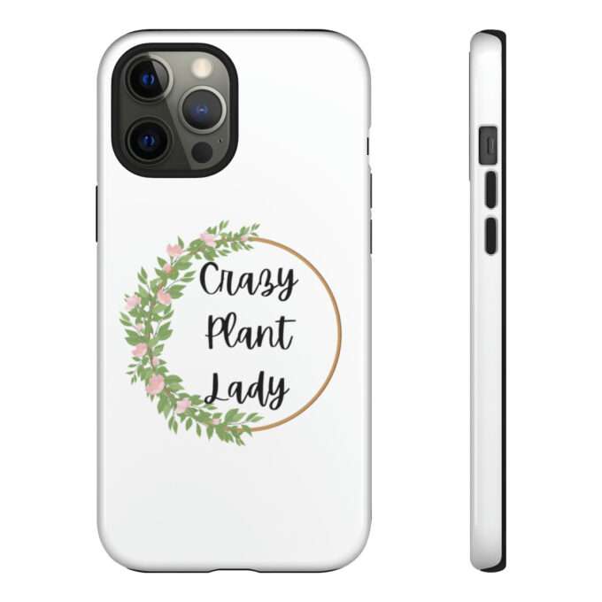 Plant Lover Birthday Gift Crazy Plant Lady iPhone Tough Cases - Image 2