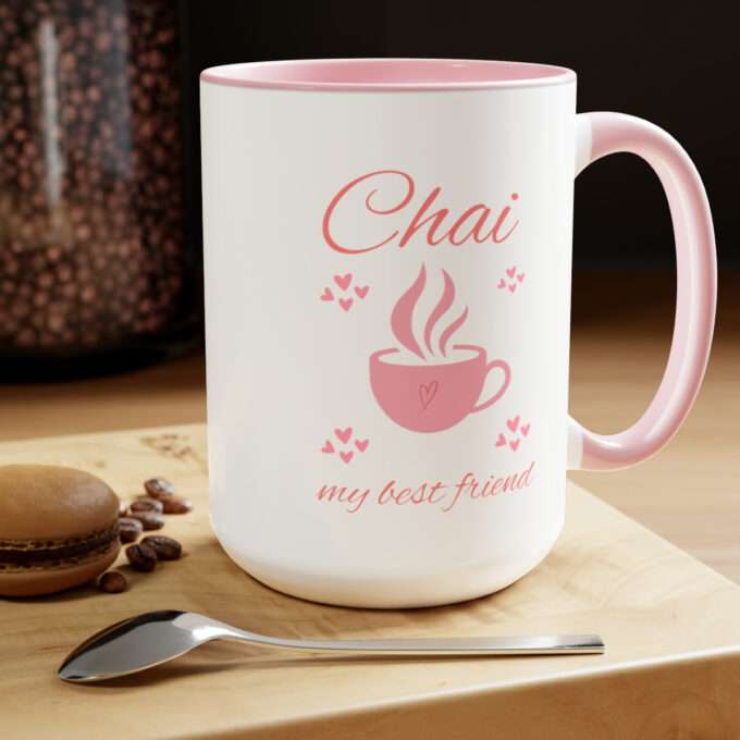 Chai Mug Two-Tone Karak,Tea and Coffe Mugs, 15oz