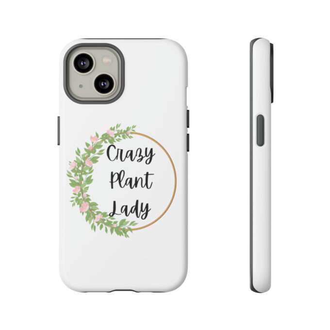 Plant Lover Birthday Gift Crazy Plant Lady iPhone Tough Cases - Image 4