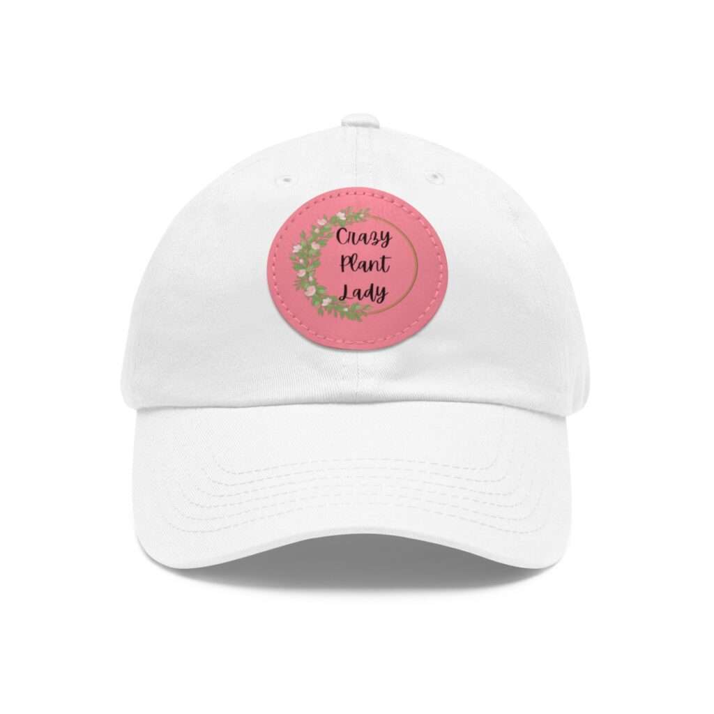 Plant Momy Hat with Leather Patch (Round)