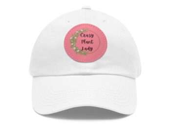 Plant Momy Hat with Leather Patch (Round)