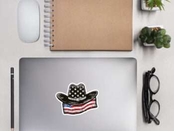 USA Flag Sticker, Bubble-free stickers