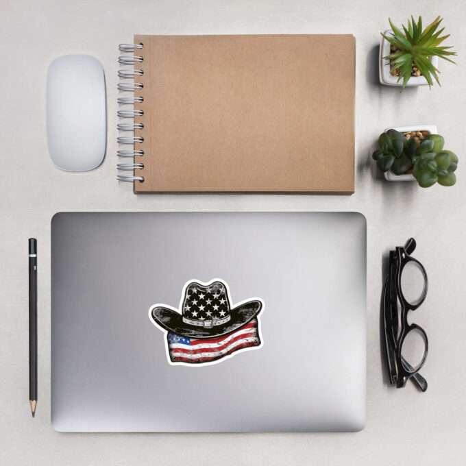 USA Flag Sticker, Bubble-free stickers