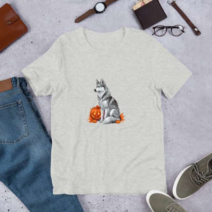 Husky Halloween Shirt , Dogs Halloween Shirt - Image 6