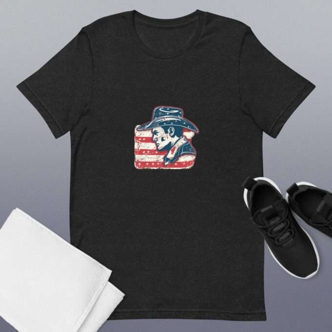 Stylish USA Flag T-shirt - Perfect for Labor Day & Gifts - Image 2