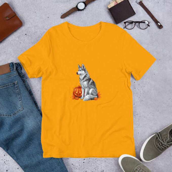 Husky Halloween Shirt , Dogs Halloween Shirt - Image 4