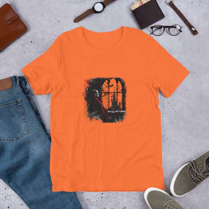 Halloween graphic shirt, Vintage Vampire Movie Poster T-Shirt - Vampire T-Shirt. - Image 4