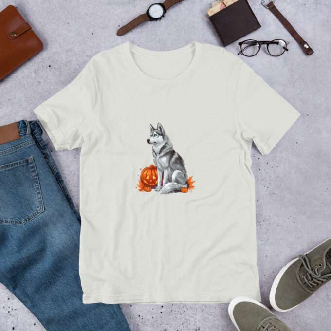 Husky Halloween Shirt , Dogs Halloween Shirt - Image 9