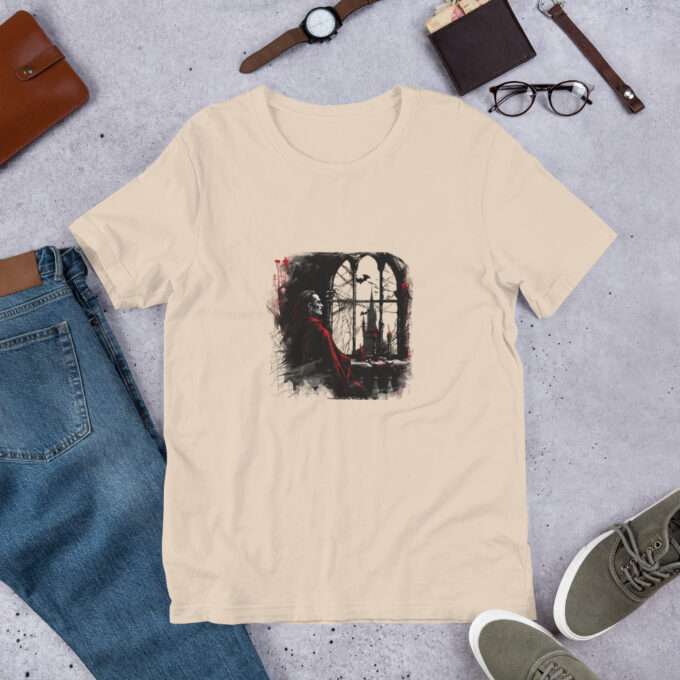 Halloween graphic shirt, Vintage Vampire Movie Poster T-Shirt - Vampire T-Shirt. - Image 8