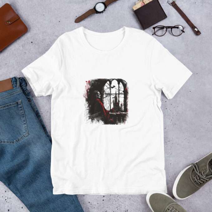 Halloween graphic shirt, Vintage Vampire Movie Poster T-Shirt - Vampire T-Shirt. - Image 9