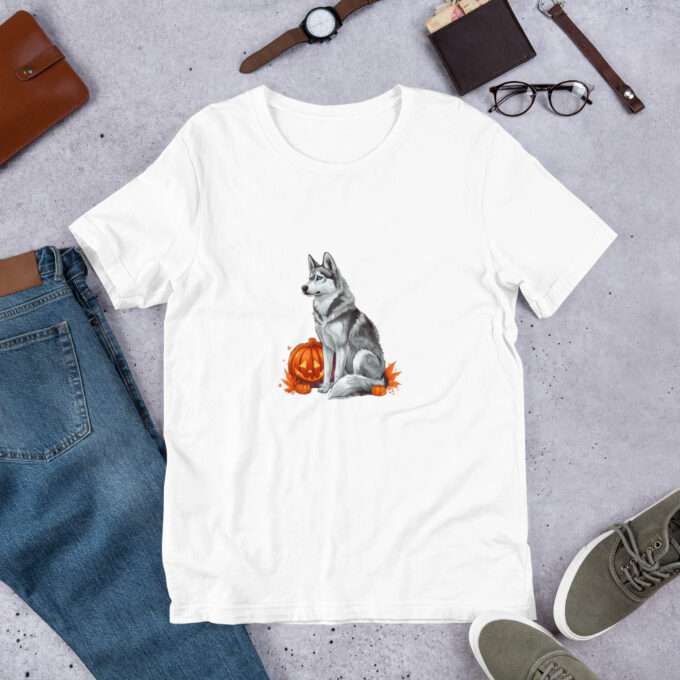 Husky Halloween Shirt , Dogs Halloween Shirt - Image 10