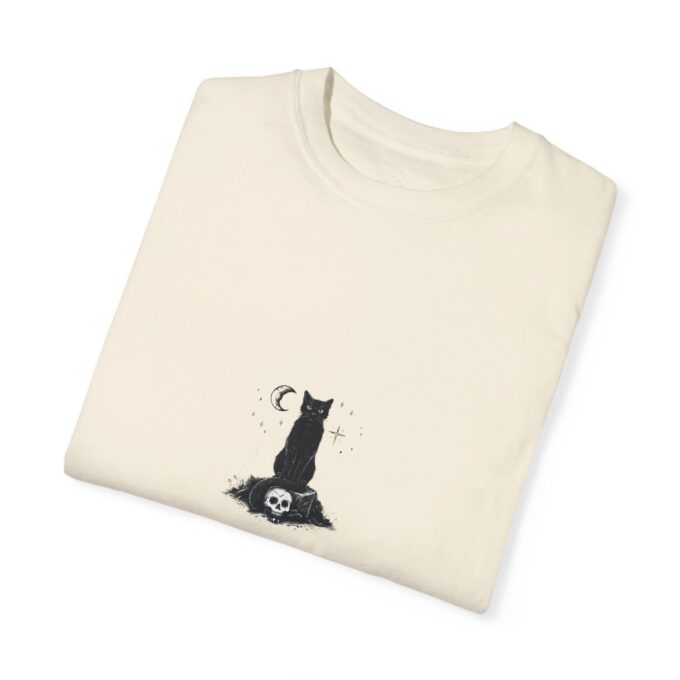 American gothic cat tee shirt, Goth cat shirt - Image 2