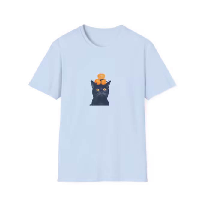 Black Cat Halloween Shirt-Stylish & Comfortable Tee