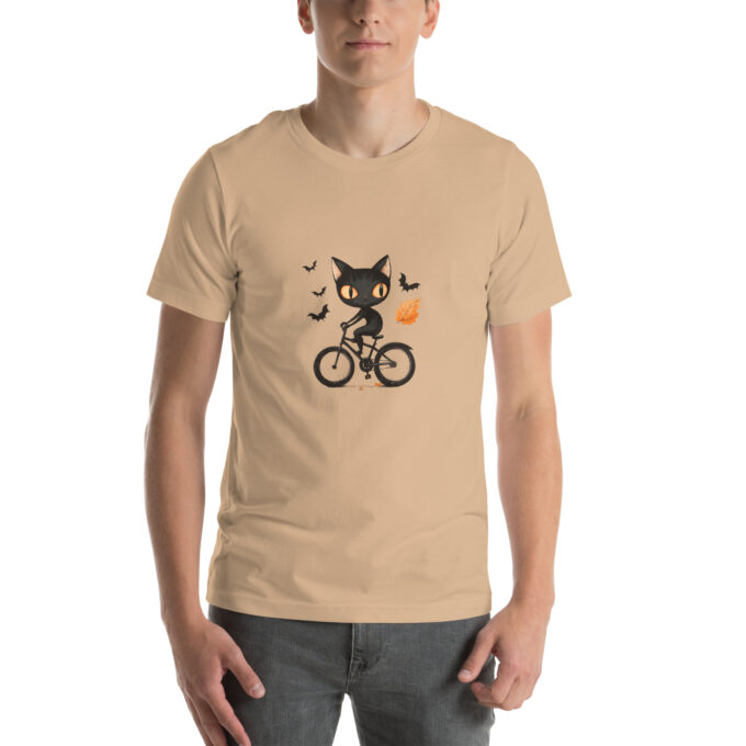 Goth Cat Unisex T-shirt, Black Cat Shirt , Unique gothic apparel - Image 6