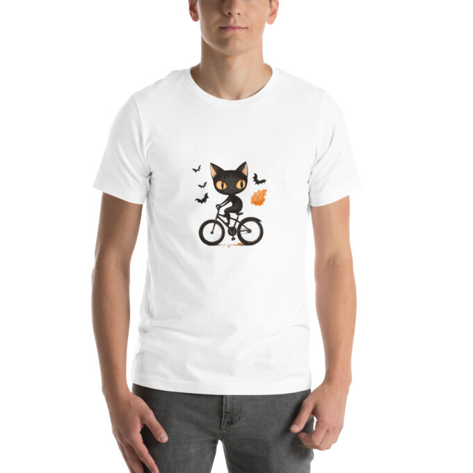 Goth Cat Unisex T-shirt, Black Cat Shirt , Unique gothic apparel - Image 11