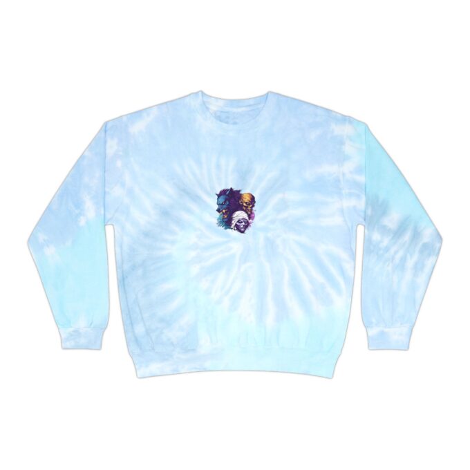 Halloween Monsters Unisex Tie-Dye Sweatshirt