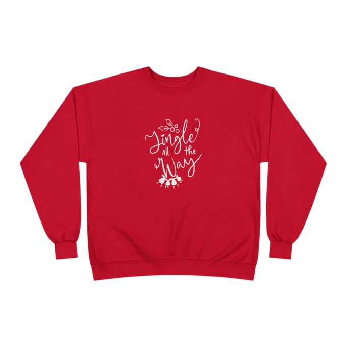 Jingle All The Way Crewneck Sweatshirt – Festive and Cozy