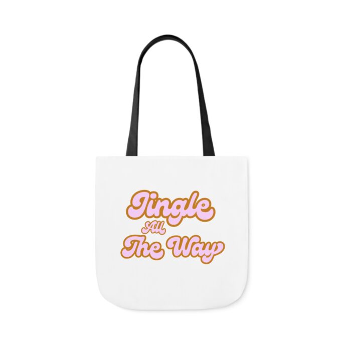 Jingle All The Way Canvas Tote – Festive, 5-Color Straps - Image 10