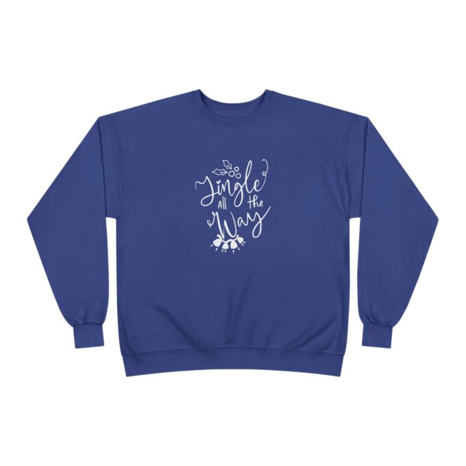 Jingle All The Way Crewneck Sweatshirt – Festive and Cozy - Image 5