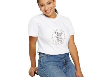 Jingle All The Way T-shirt Christmas holiday t-shirt Unisex garment-dyed tee Festive Christmas shirt Holiday graphic t-shirt