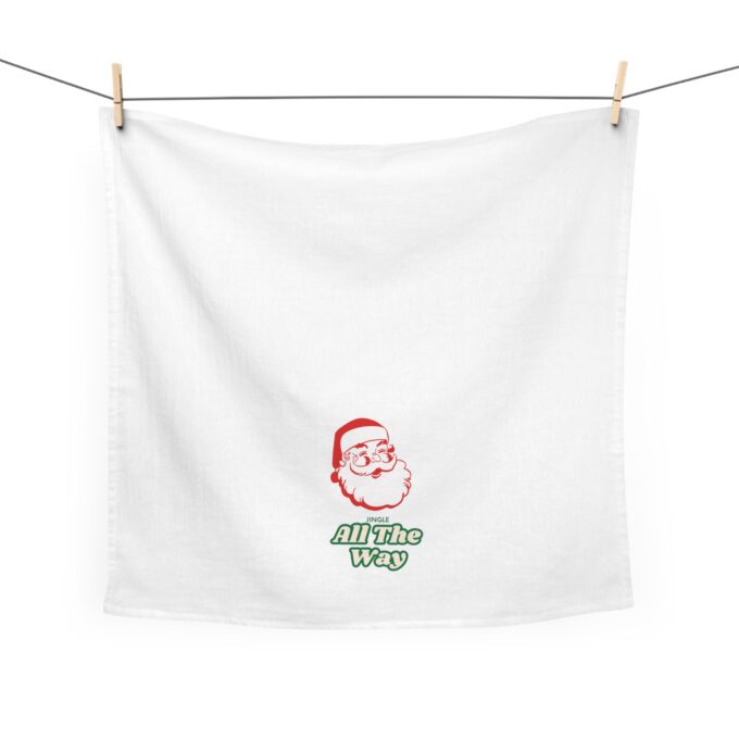 Jingle All the Way Tea Towel – Festive Christmas Decor - Image 4