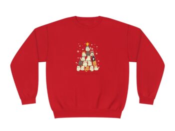 Cat Christmas sweatshirt Holiday cat sweater Christmas cat apparel Festive holiday sweatshirt