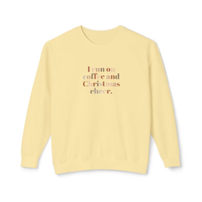 I Run on Coffee & Christmas Cheer Sweatshirt - Image 2