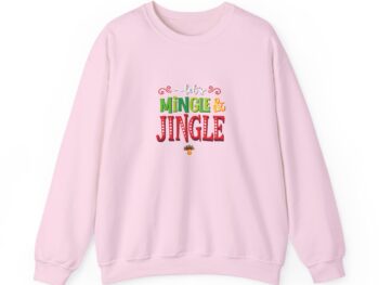 Let’s Mingle & Jingle sweatshirt Jingle all the way sweatshirt Holiday unisex sweatshirt Cozy Christmas sweatshirt Festive holiday sweater