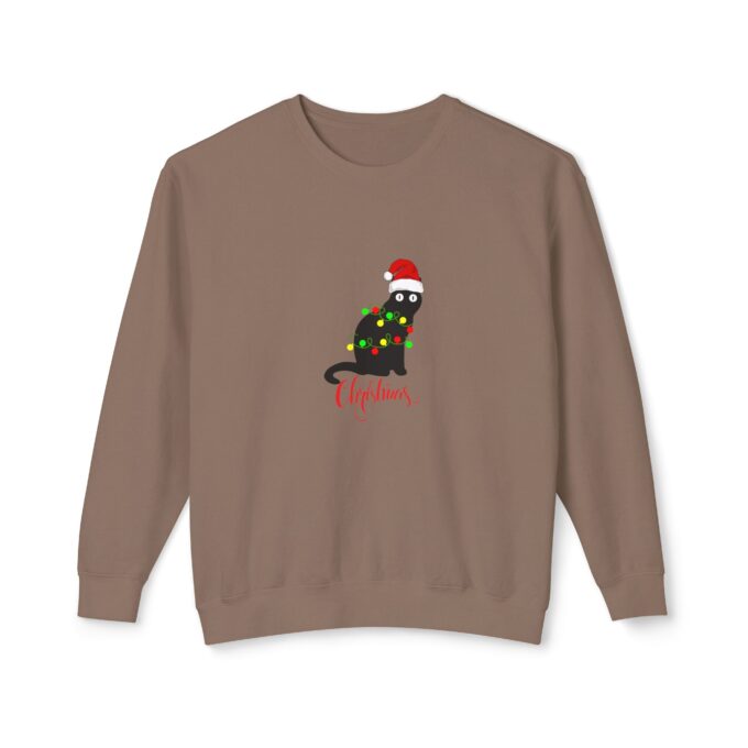 Christmas Gothic Cat Sweatshirt – Festive & Unique Crewneck - Image 5