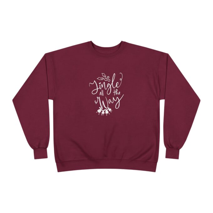 Jingle All The Way Crewneck Sweatshirt – Festive and Cozy - Image 11