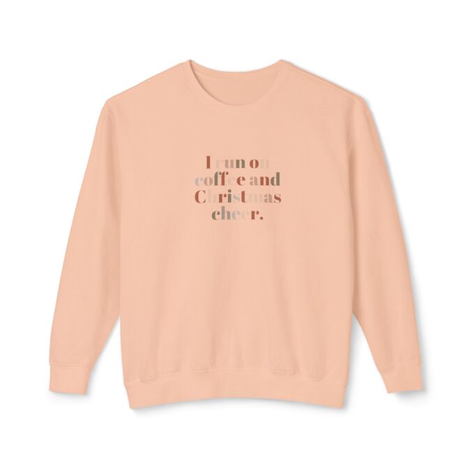 I Run on Coffee & Christmas Cheer Sweatshirt - Image 6