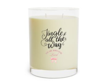 Holiday scented candle Christmas candle Seasonal home fragrance Festive candle gift