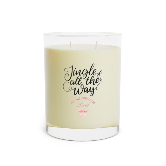 Holiday scented candle Christmas candle Seasonal home fragrance Festive candle gift